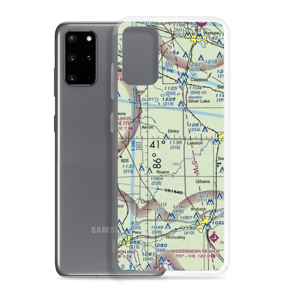 Hunter Airport (82IN) VFR Sectional Samsung Case Samsung Galaxy S20 Plus model shown