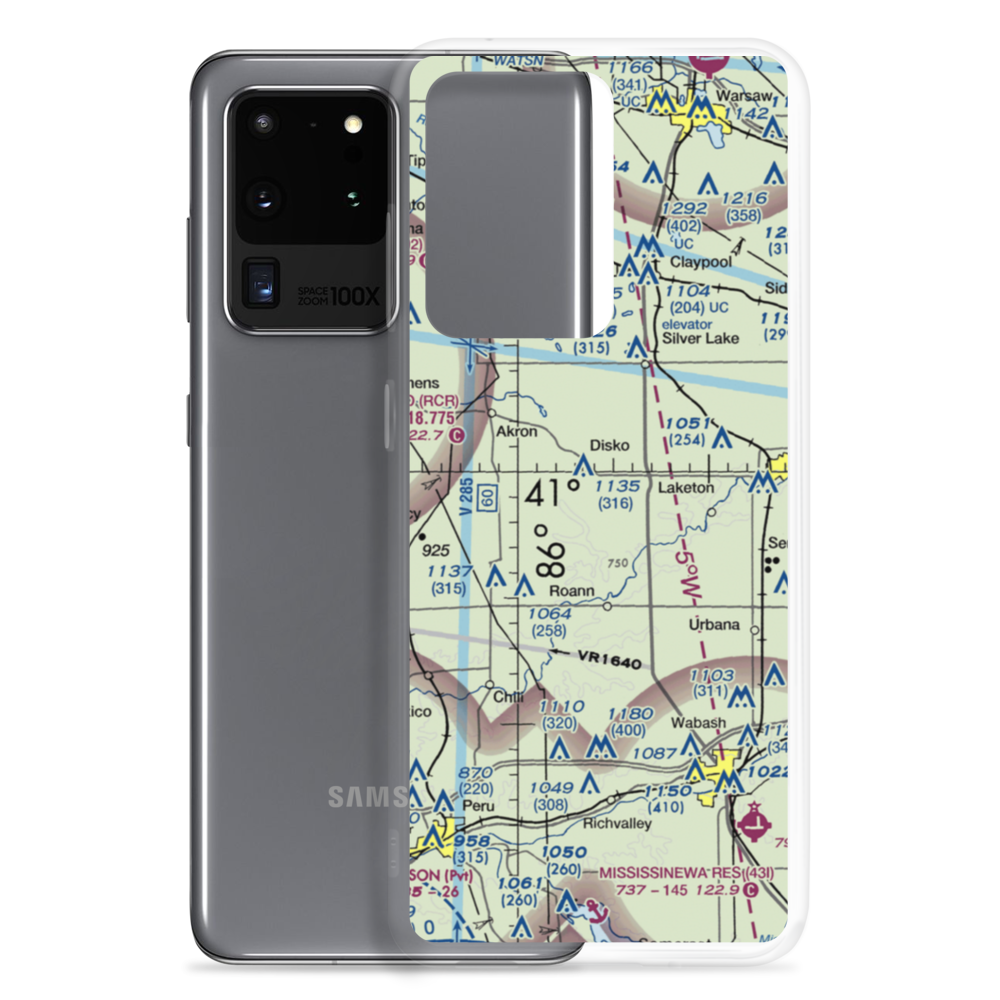 Hunter Airport (82IN) VFR Sectional Samsung Case Samsung Galaxy S20 Ultra model shown