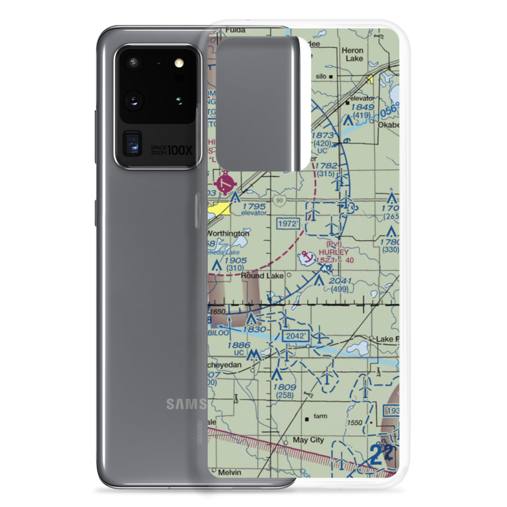 Hurley Memorial Seaport (74MN) VFR Sectional Samsung Case Samsung Galaxy S20 Ultra model shown