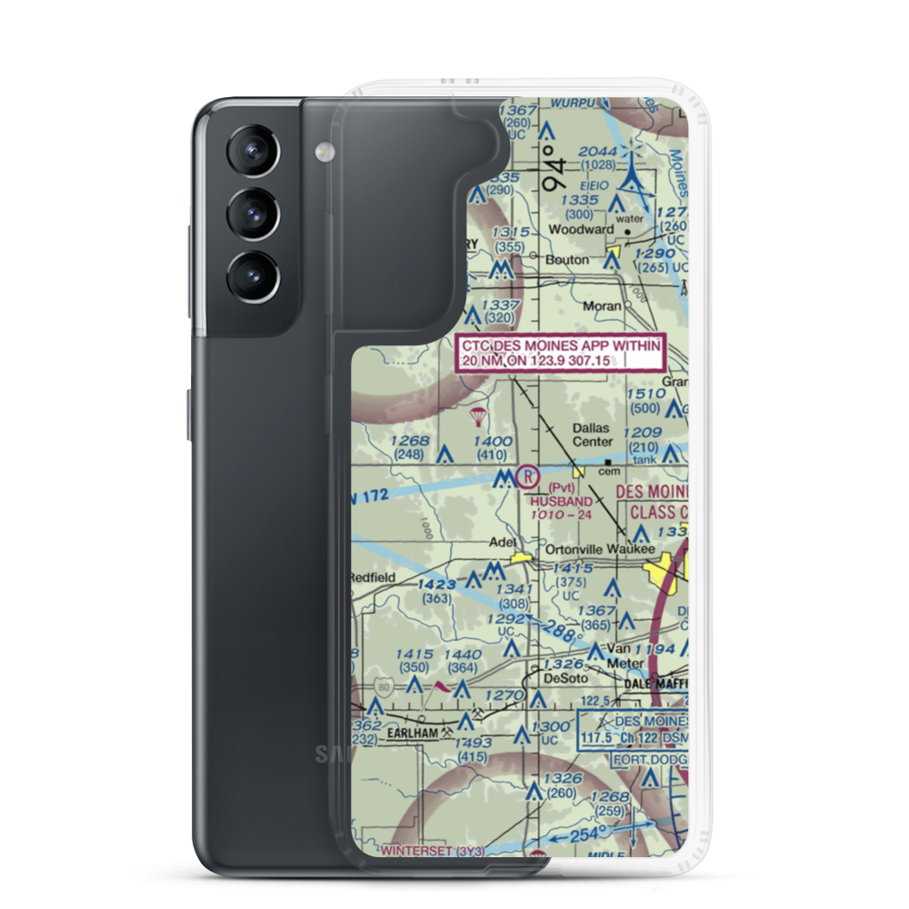 Husband Field (39IA) VFR Sectional Samsung Case Samsung Galaxy S21 model shown