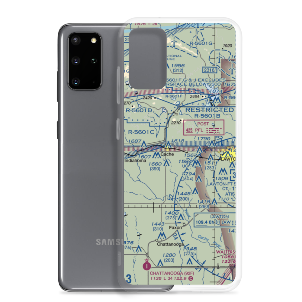 Huscher Field (85OL) VFR Sectional Samsung Case Samsung Galaxy S20 Plus model shown