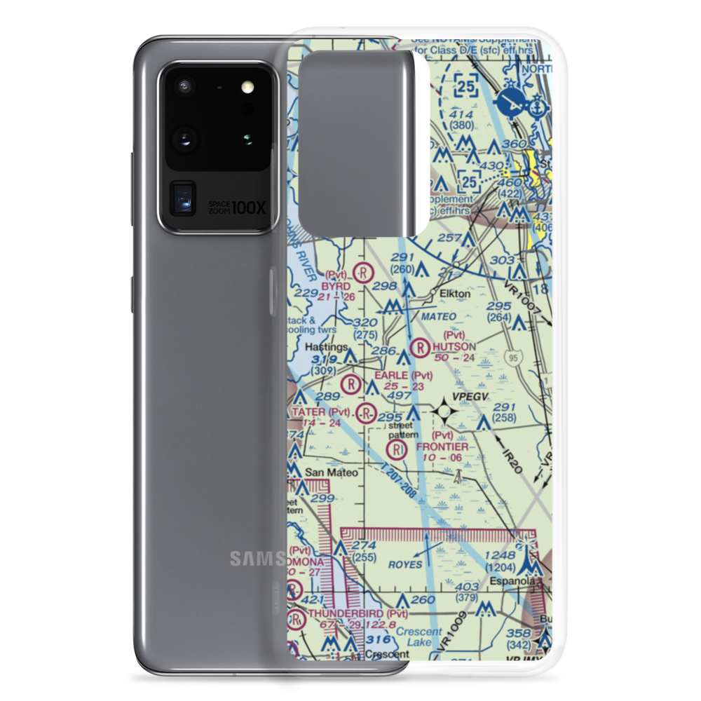 Hutson Airfield (8FL0) VFR Sectional Samsung Case Samsung Galaxy S20 Ultra model shown