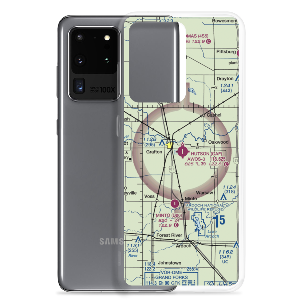 Hutson Field (GAF) VFR Sectional Samsung Case Samsung Galaxy S20 Ultra model shown