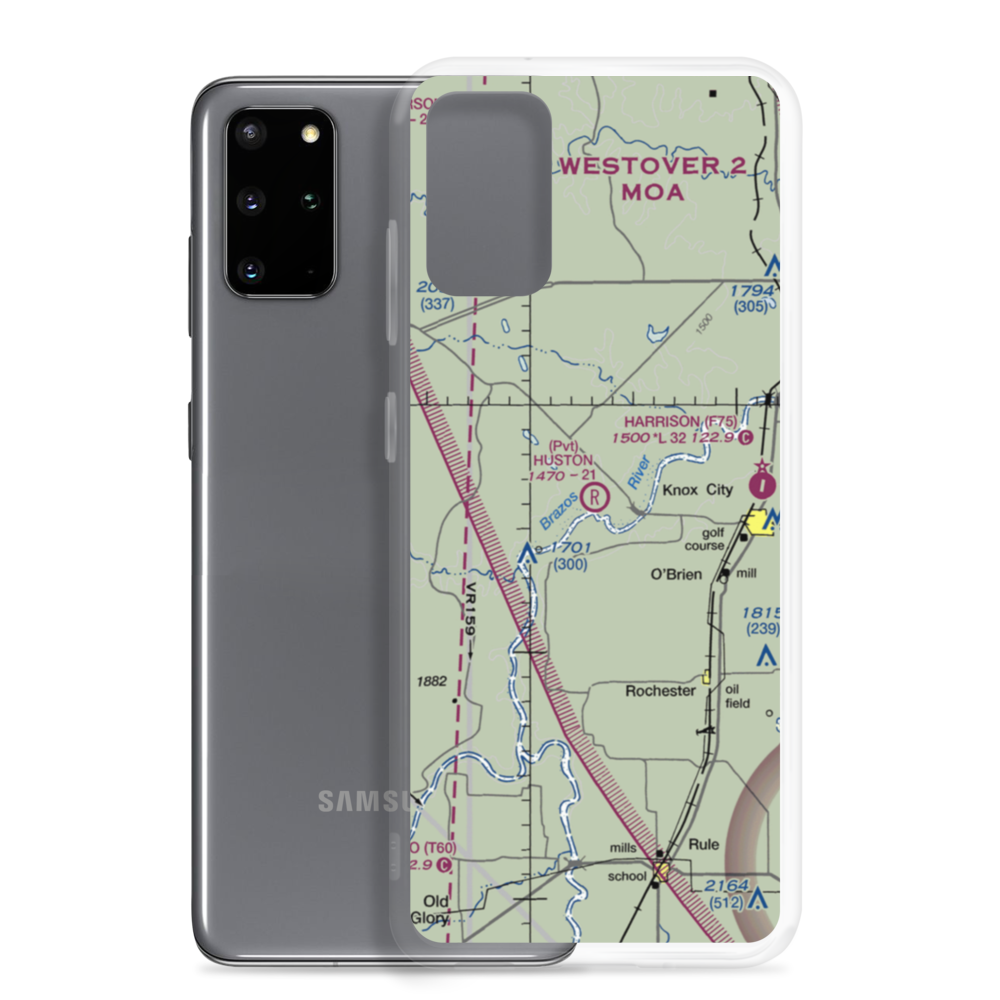 Hutson Ranch Airport (TT10) VFR Sectional Samsung Case Samsung Galaxy S20 Plus model shown