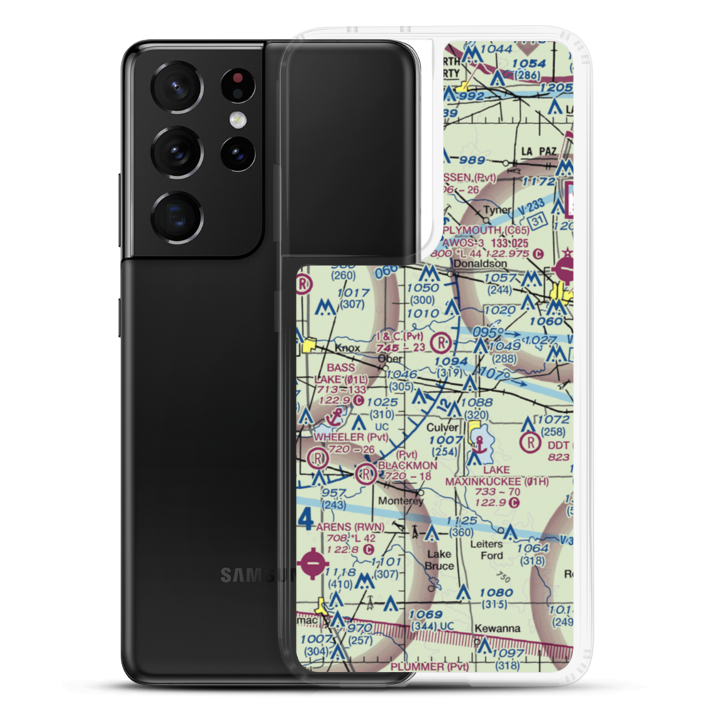 I & C Field (IN54) VFR Sectional Samsung Case Samsung Galaxy S21 Ultra model shown