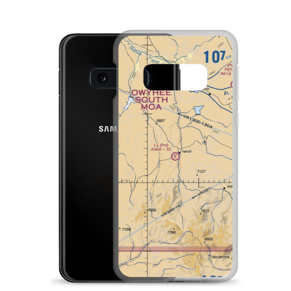 I-L Ranch Airport (NV12) VFR Sectional Samsung Case Samsung Galaxy S10e model shown