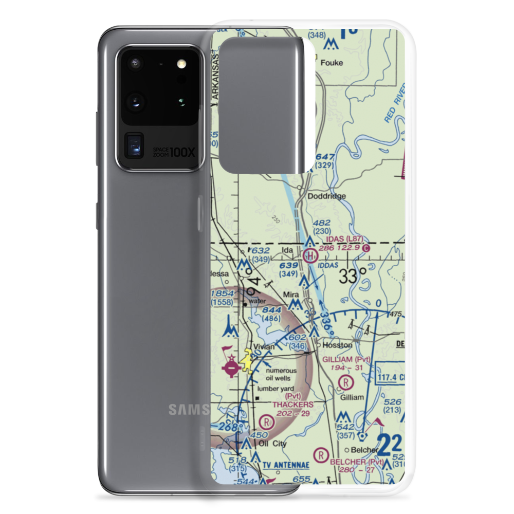 Ida's Heliport (L87) VFR Sectional Samsung Case Samsung Galaxy S20 Ultra model shown
