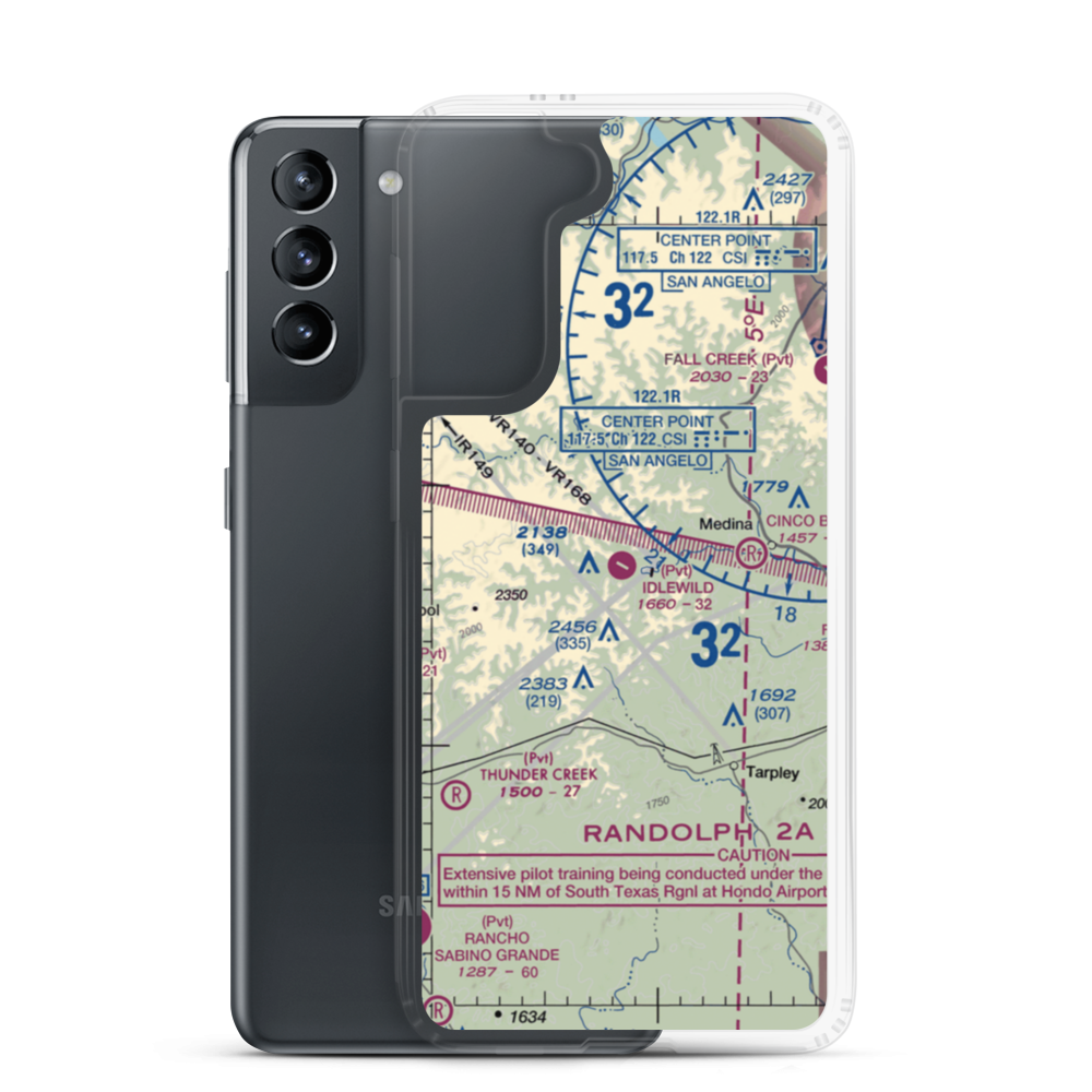 Idlewild Airport (XS11) VFR Sectional Samsung Case Samsung Galaxy S21 model shown