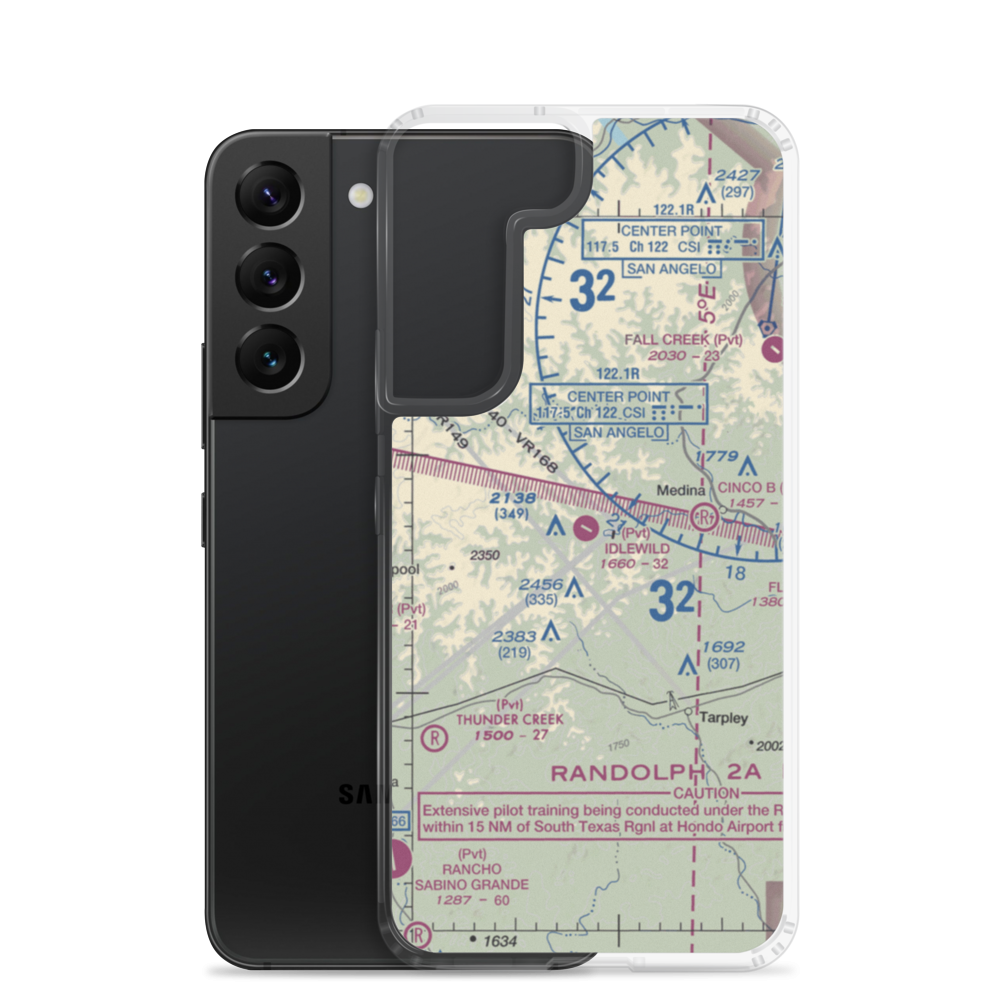 Idlewild Airport (XS11) VFR Sectional Samsung Case Samsung Galaxy S22 model shown