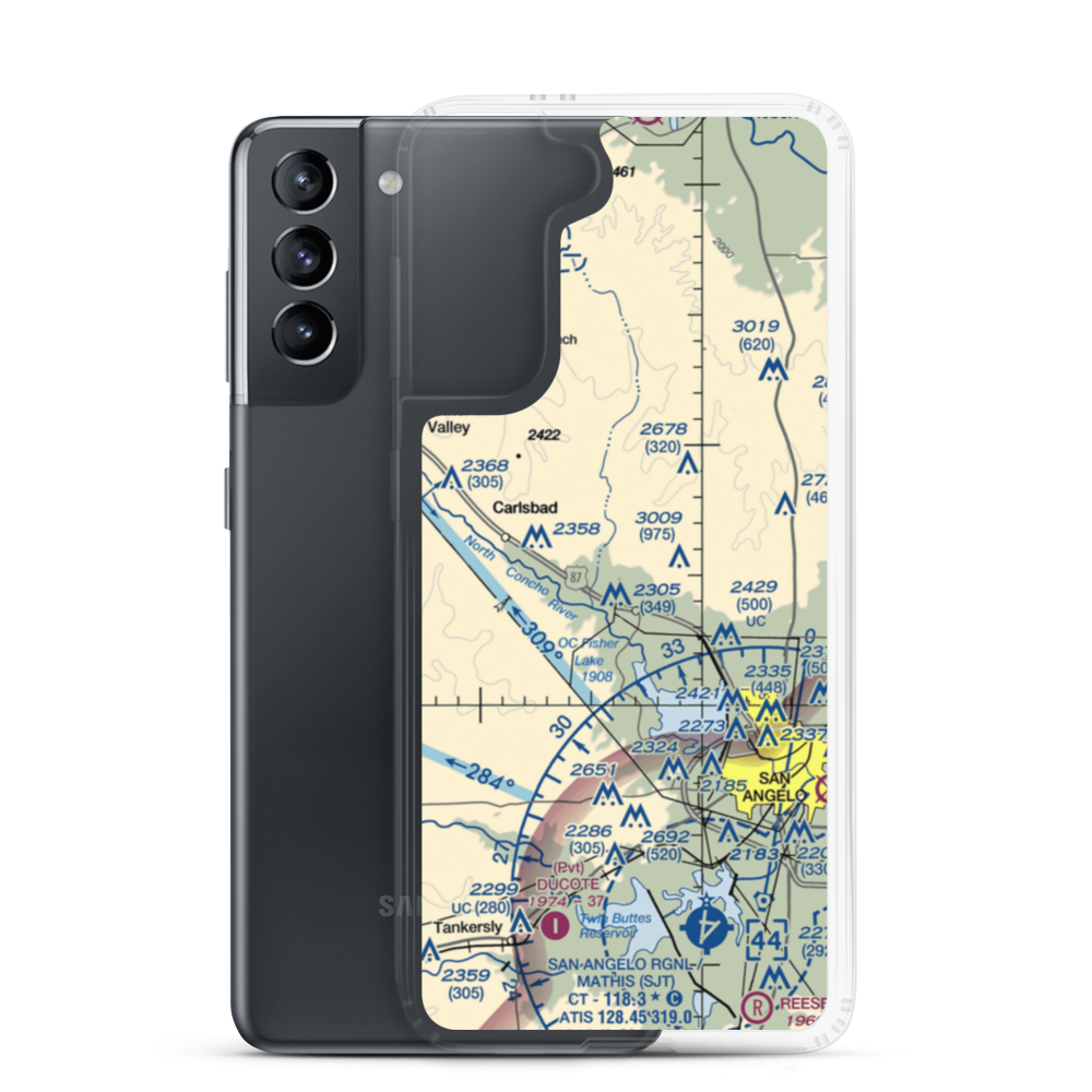 In the Air Boys (US-0339) VFR Sectional Samsung Case Samsung Galaxy S21 model shown