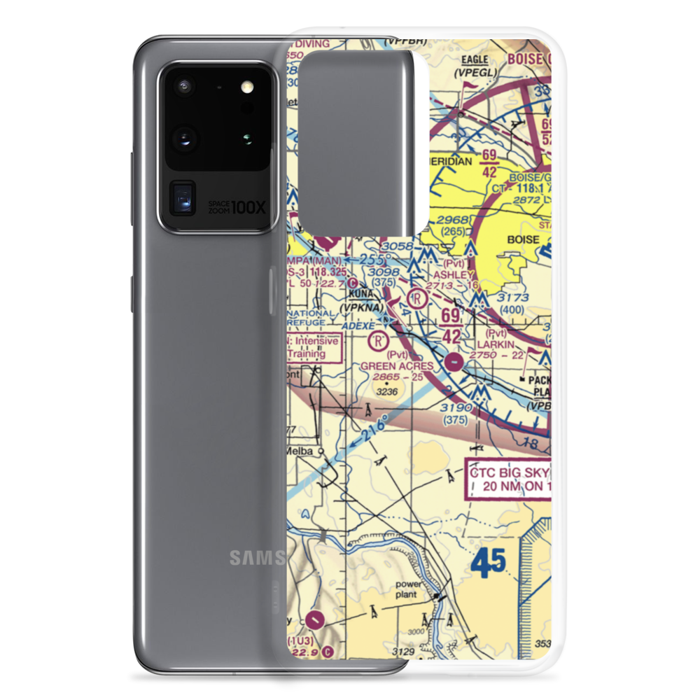 Indian Creek Ranch Airport (3ID7) VFR Sectional Samsung Case Samsung Galaxy S20 Ultra model shown