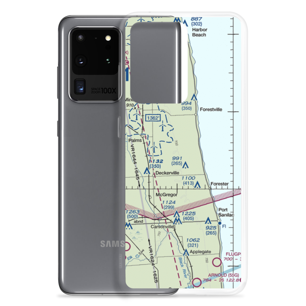 Indian Creek Ranch Airport (56G) VFR Sectional Samsung Case Samsung Galaxy S20 Ultra model shown