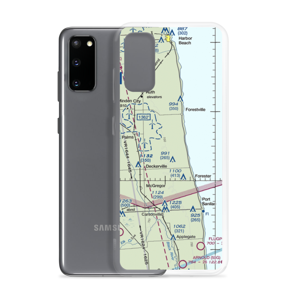 Indian Creek Ranch Airport (56G) VFR Sectional Samsung Case Samsung Galaxy S20 model shown