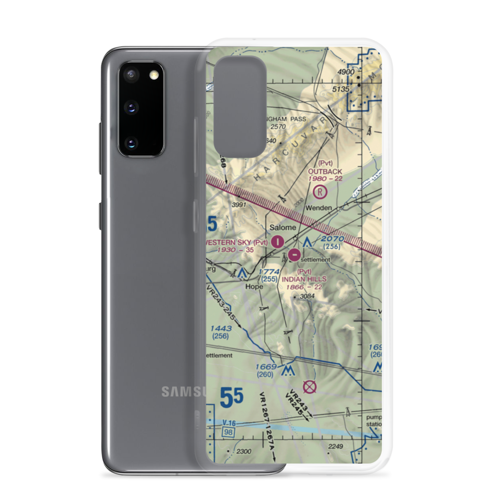 Indian Hills Airpark (2AZ1) VFR Sectional Samsung Case Samsung Galaxy S20 model shown