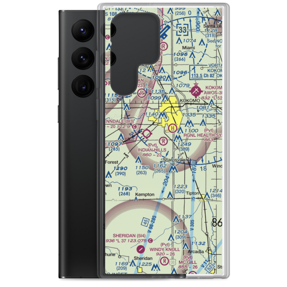 Indian Hills Flying Field (2II0) VFR Sectional Samsung Case Samsung Galaxy S22 Ultra model shown