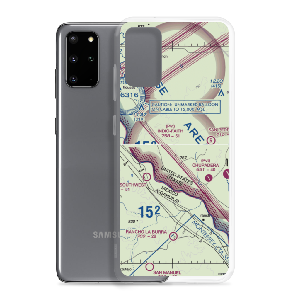 Indio-Faith Airport (2XS2) VFR Sectional Samsung Case Samsung Galaxy S20 Plus model shown