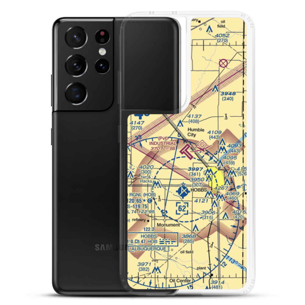 Industrial Airpark (HBB) VFR Sectional Samsung Case Samsung Galaxy S21 Ultra model shown
