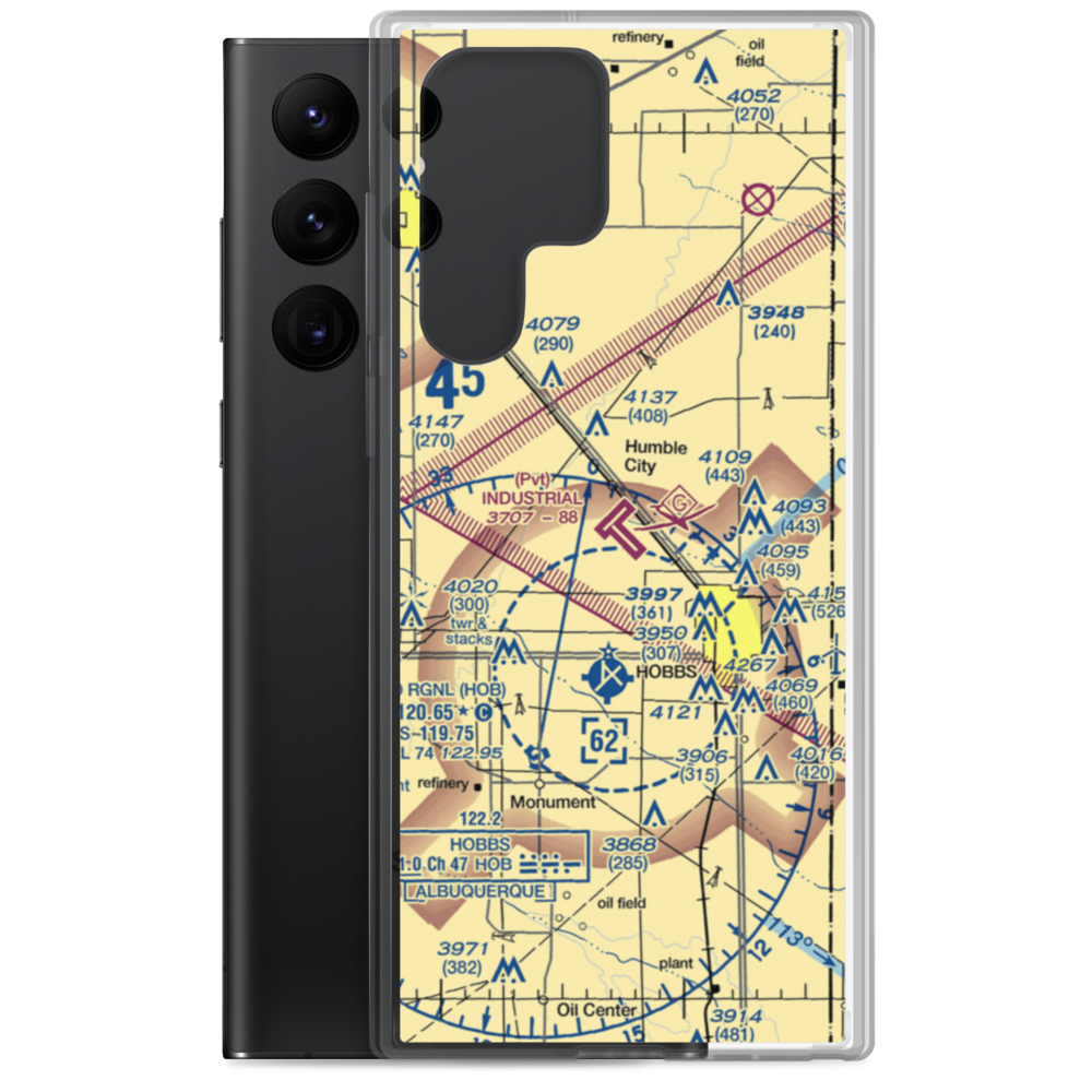 Industrial Airpark (NM83) VFR Sectional Samsung Case Samsung Galaxy S22 Ultra model shown