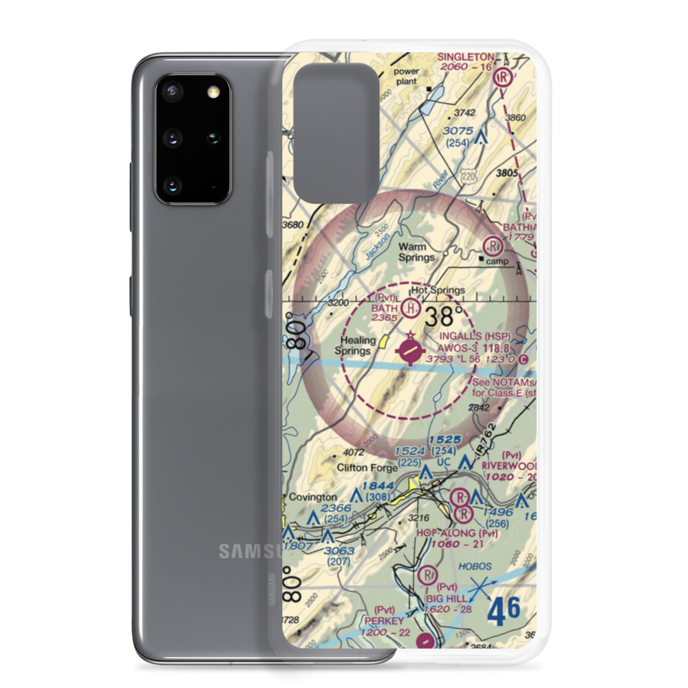 Ingalls Field (HSP) VFR Sectional Samsung Case Samsung Galaxy S20 Plus model shown