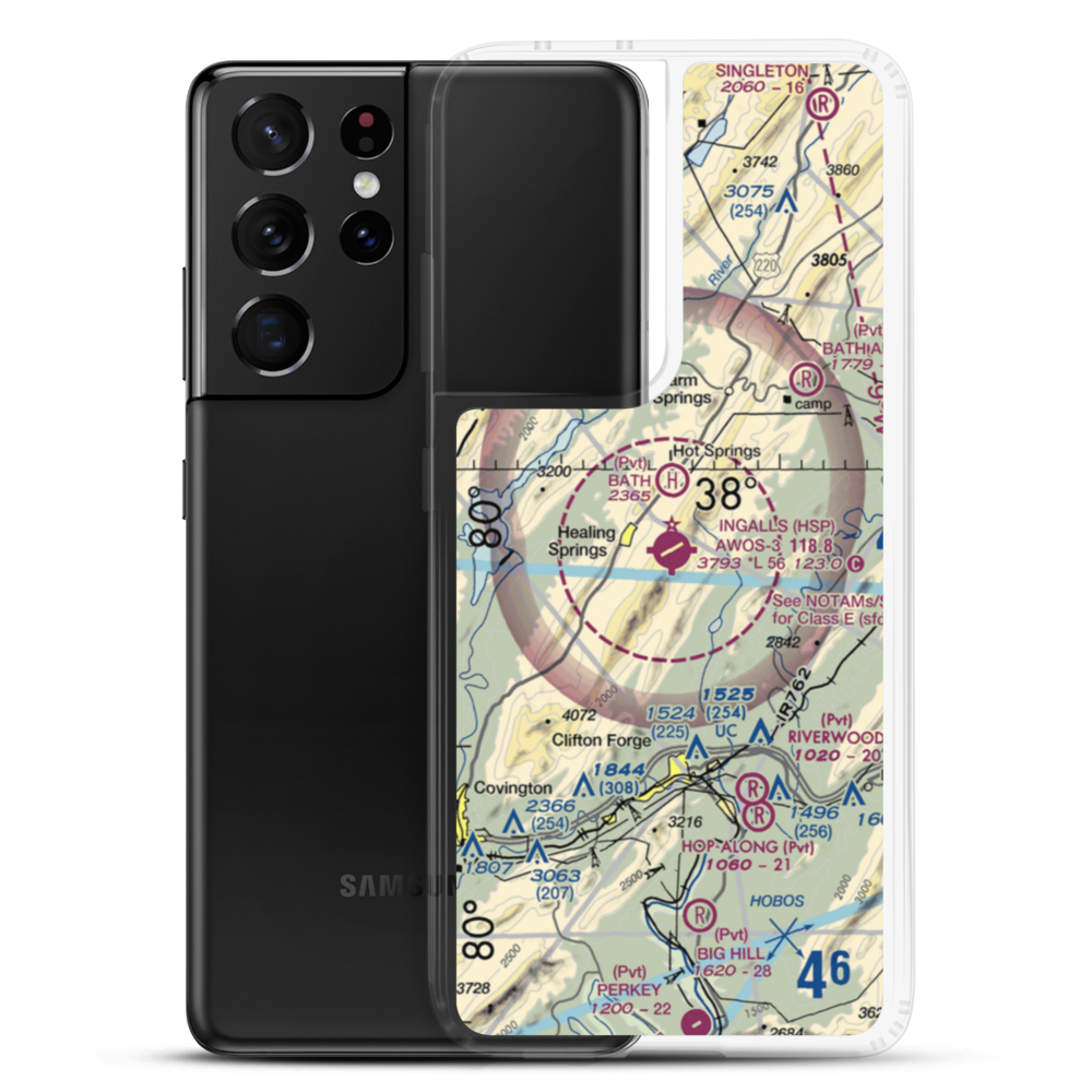 Ingalls Field (HSP) VFR Sectional Samsung Case Samsung Galaxy S21 Ultra model shown