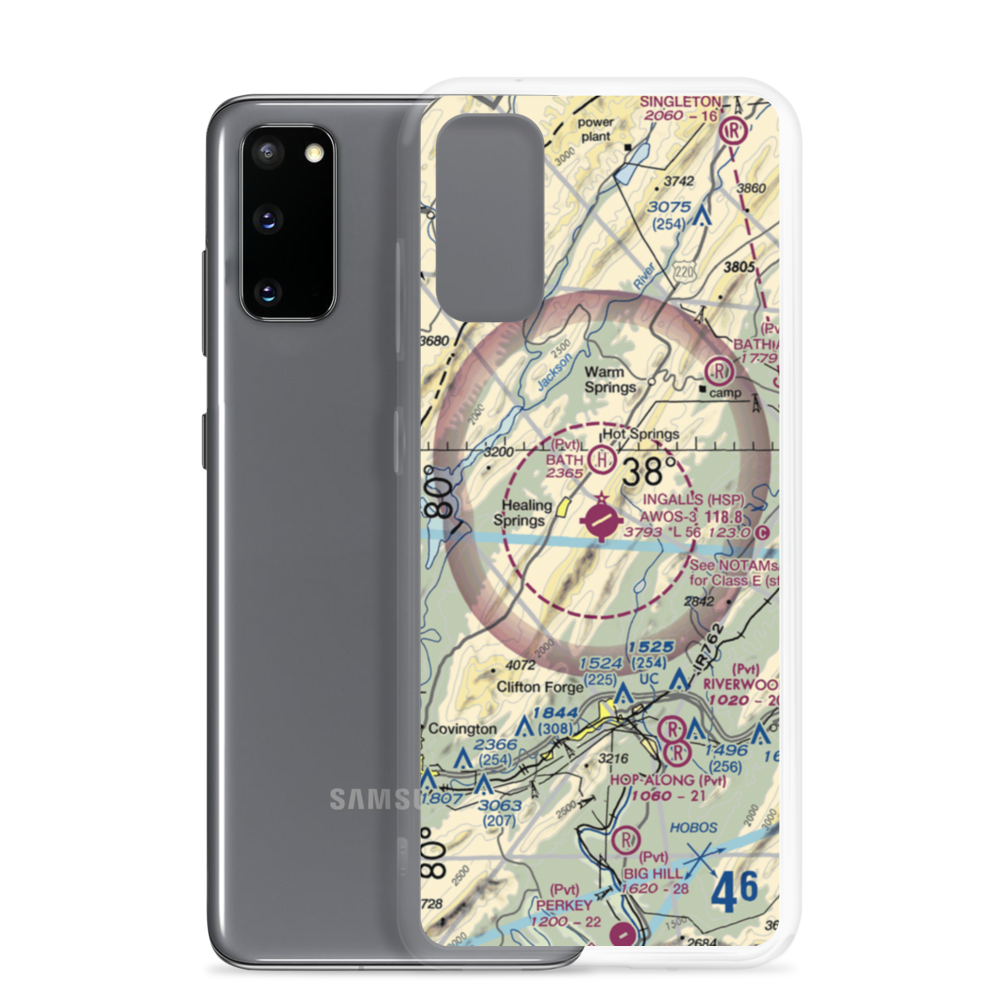 Ingalls Field (HSP) VFR Sectional Samsung Case Samsung Galaxy S20 model shown