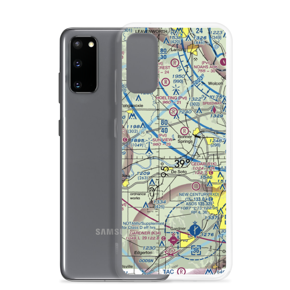 Ingels Aerodrome (4KS2) VFR Sectional Samsung Case Samsung Galaxy S20 model shown