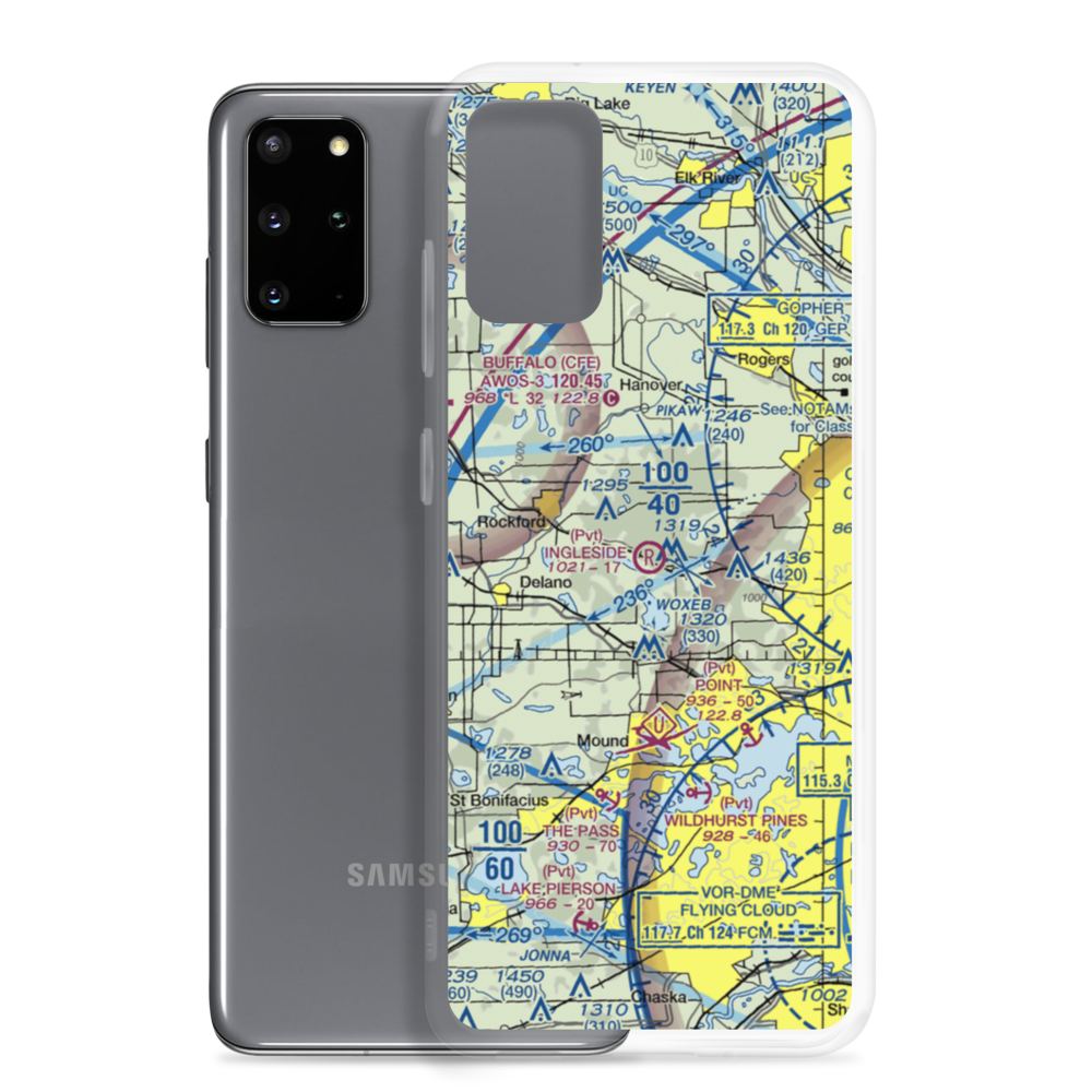 Ingleside Airport (MN66) VFR Sectional Samsung Case Samsung Galaxy S20 Plus model shown