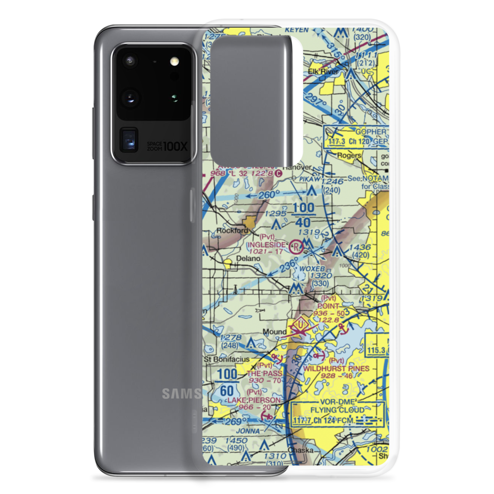 Ingleside Airport (MN66) VFR Sectional Samsung Case Samsung Galaxy S20 Ultra model shown
