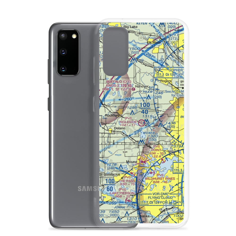 Ingleside Airport (MN66) VFR Sectional Samsung Case Samsung Galaxy S20 model shown