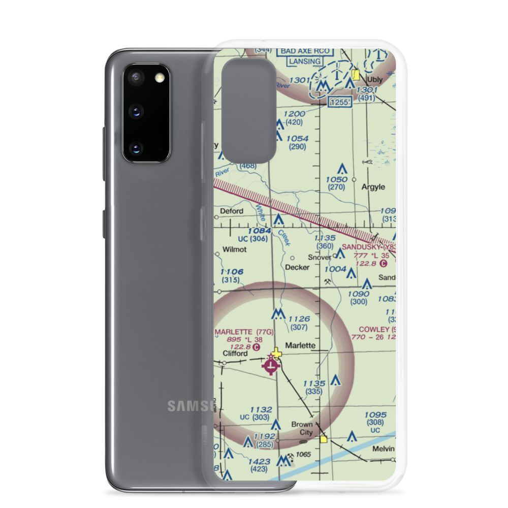 Innes Acres Airport (3MI5) VFR Sectional Samsung Case Samsung Galaxy S20 model shown