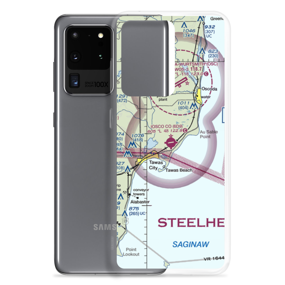 Iosco County Airport (6D9) VFR Sectional Samsung Case Samsung Galaxy S20 Ultra model shown