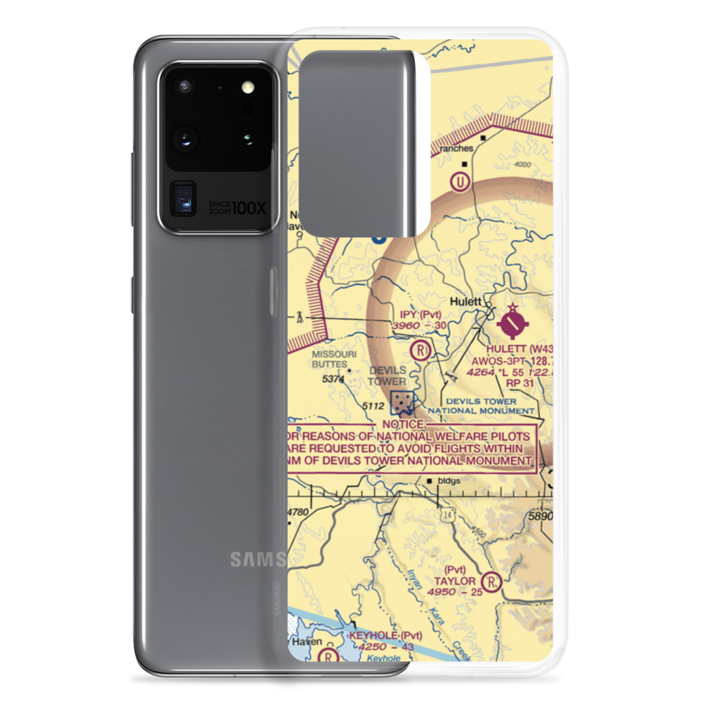 Ipy Ranch Airport (WY14) VFR Sectional Samsung Case Samsung Galaxy S20 Ultra model shown