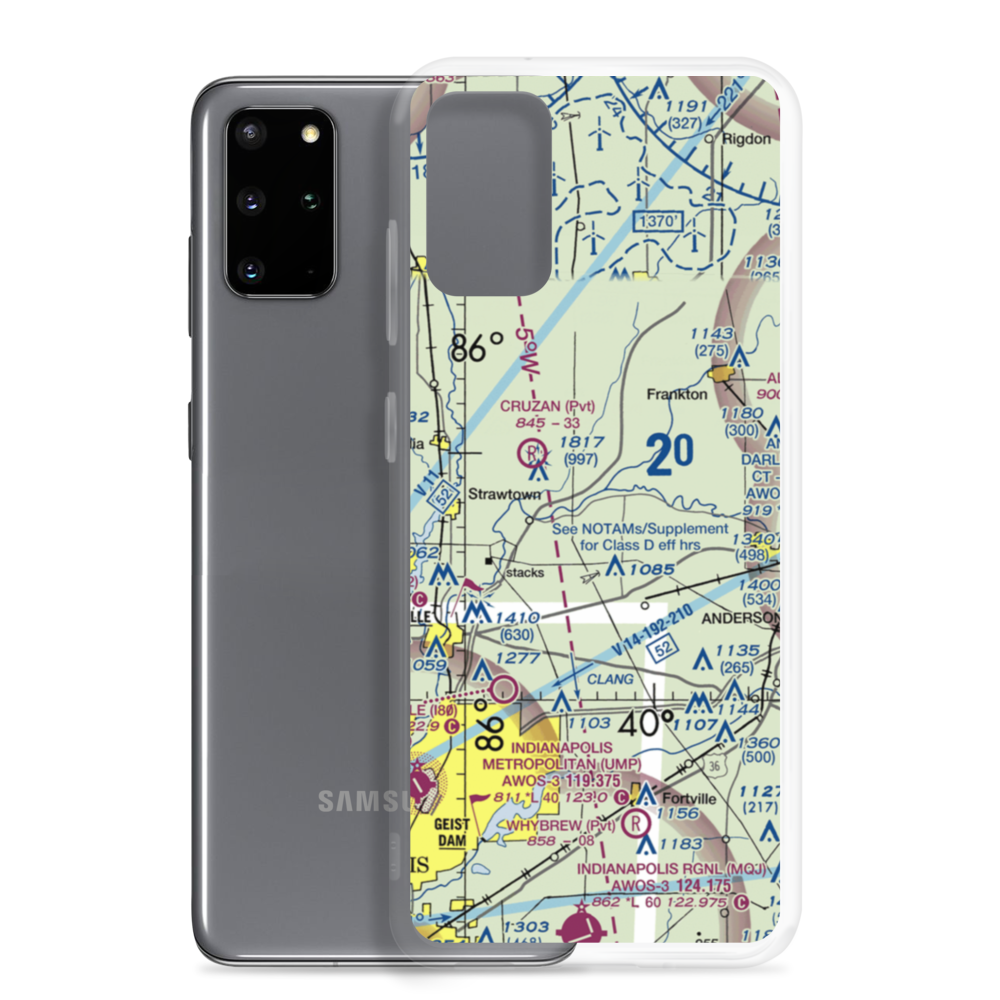 Irion Airport (II94) VFR Sectional Samsung Case Samsung Galaxy S20 Plus model shown