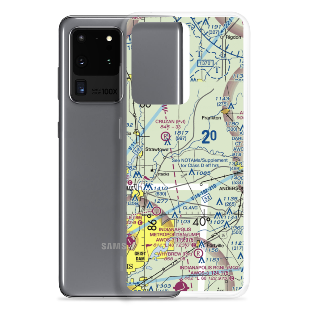 Irion Airport (II94) VFR Sectional Samsung Case Samsung Galaxy S20 Ultra model shown