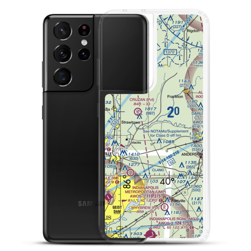 Irion Airport (II94) VFR Sectional Samsung Case Samsung Galaxy S21 Ultra model shown