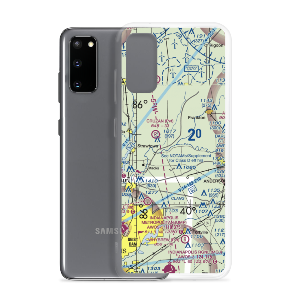 Irion Airport (II94) VFR Sectional Samsung Case Samsung Galaxy S20 model shown