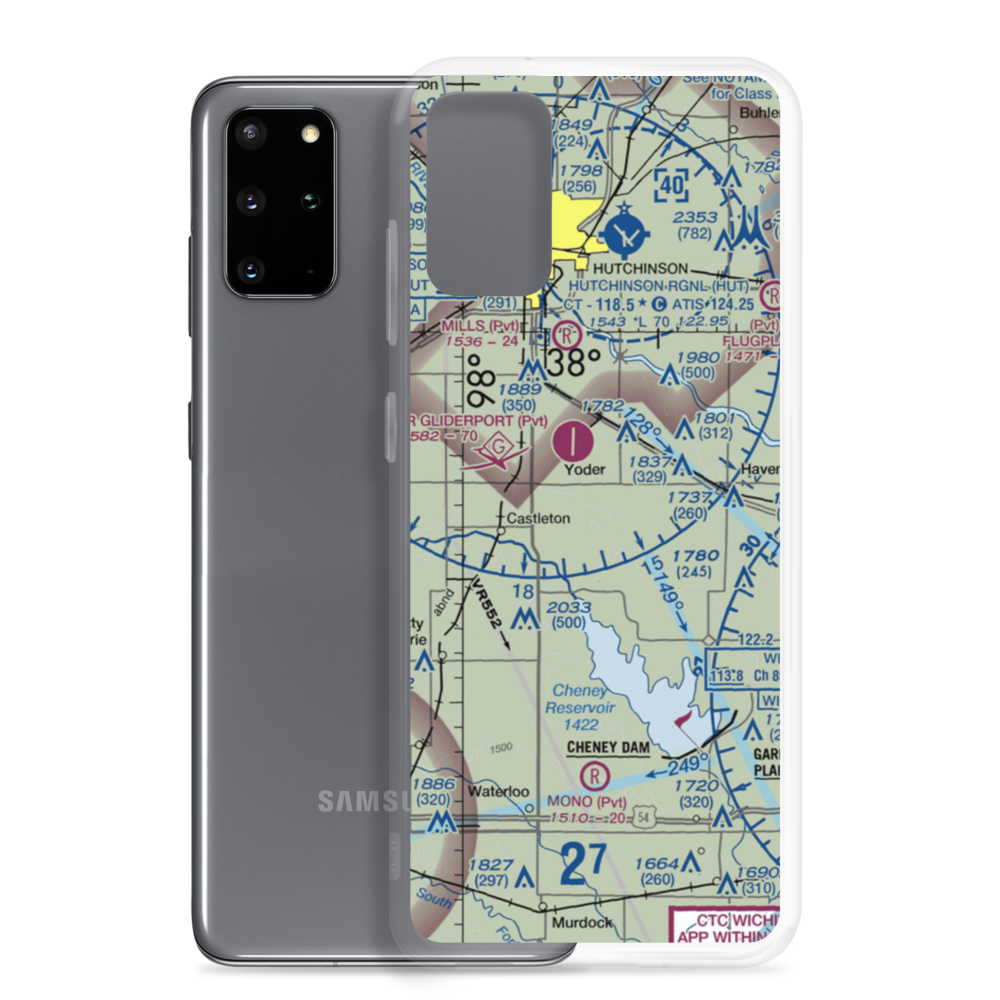 Irish Creek Airfield (SN51) VFR Sectional Samsung Case Samsung Galaxy S20 Plus model shown