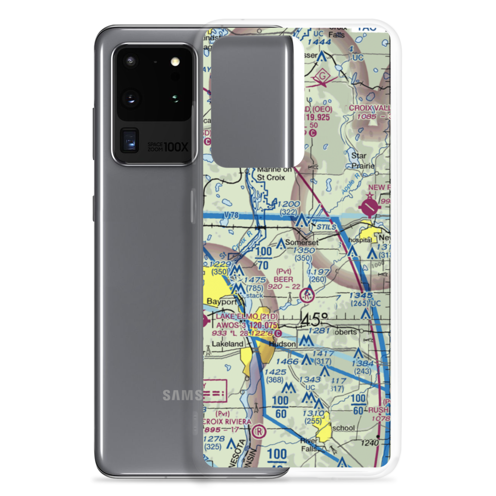 Irlbeck Airport (24WI) VFR Sectional Samsung Case Samsung Galaxy S20 Ultra model shown