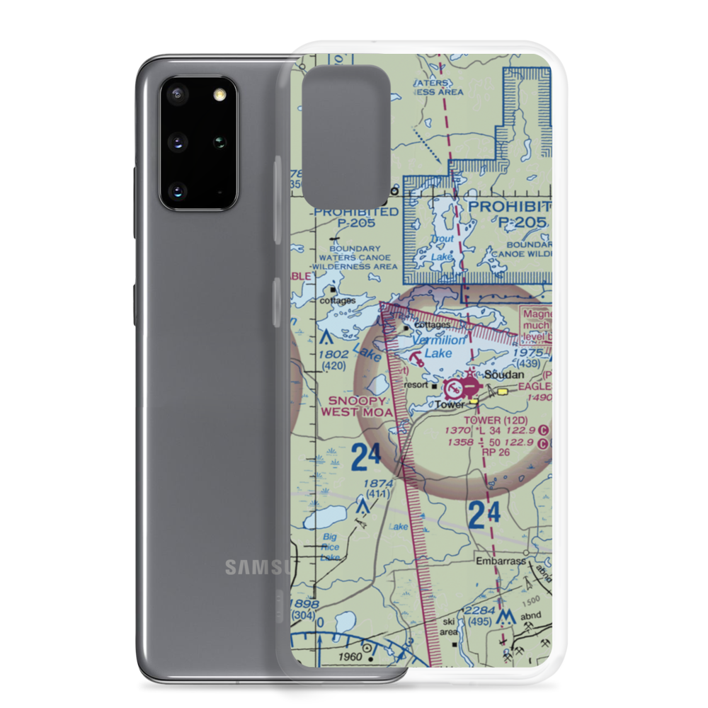 Irons Point Seaplane Base (MY38) VFR Sectional Samsung Case Samsung Galaxy S20 Plus model shown