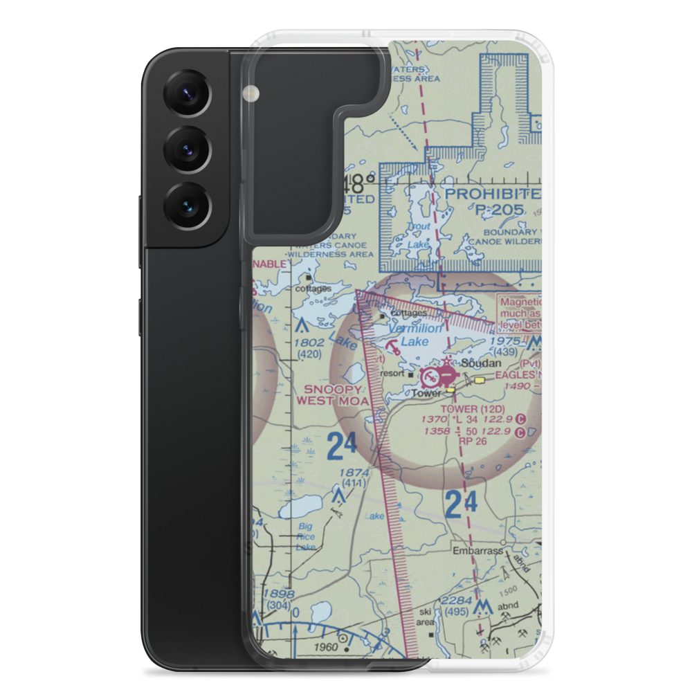 Irons Point Seaplane Base (MY38) VFR Sectional Samsung Case Samsung Galaxy S22 Plus model shown