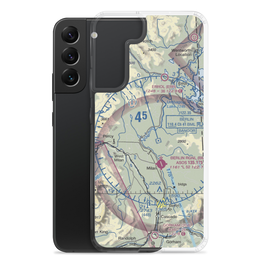 Iroquois Landing Seaplane Base (02NH) VFR Sectional Samsung Case Samsung Galaxy S22 Plus model shown