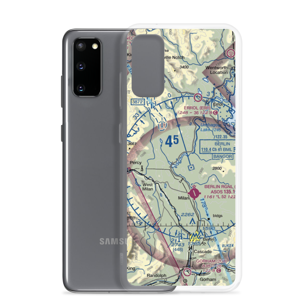 Iroquois Landing Seaplane Base (02NH) VFR Sectional Samsung Case Samsung Galaxy S20 model shown