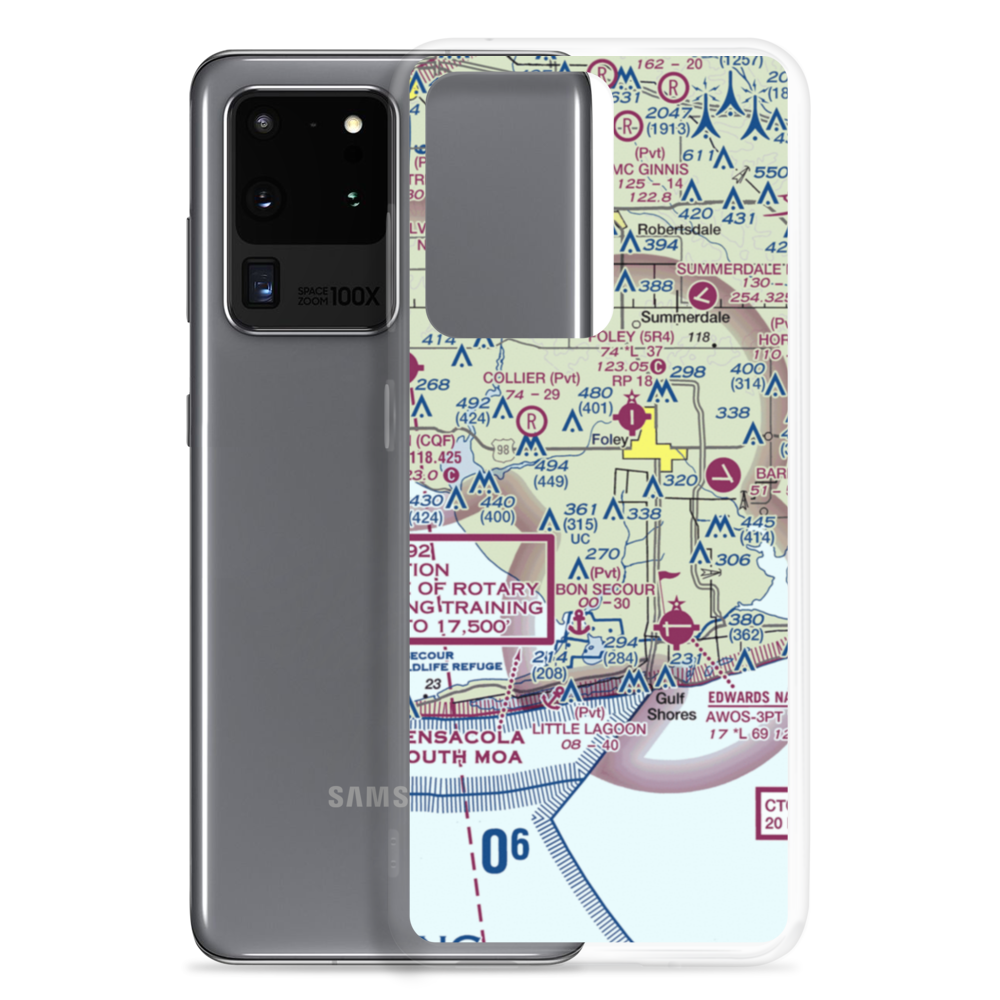 Irwin Farms Airport (4AL2) VFR Sectional Samsung Case Samsung Galaxy S20 Ultra model shown