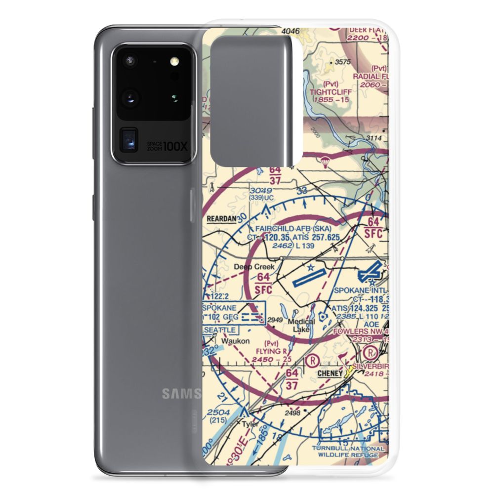 Isaacson Airport (8AN6) VFR Sectional Samsung Case Samsung Galaxy S20 Ultra model shown