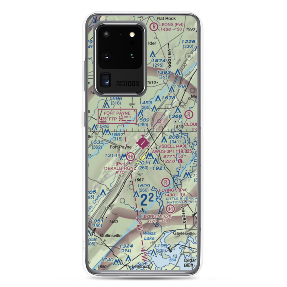 Isbell Field (4A9) VFR Sectional Samsung Case Samsung Galaxy S20 Ultra model shown