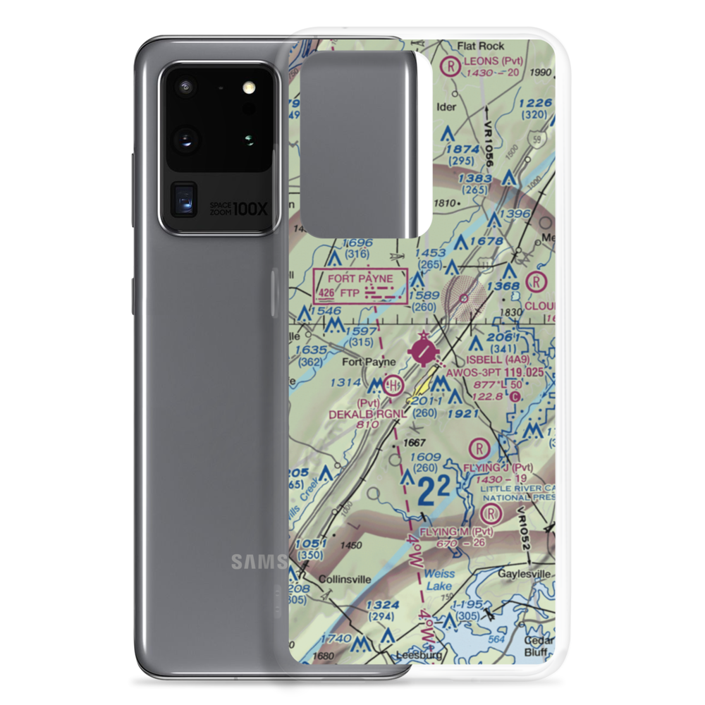 Isbell Field (4A9) VFR Sectional Samsung Case Samsung Galaxy S20 Ultra model shown