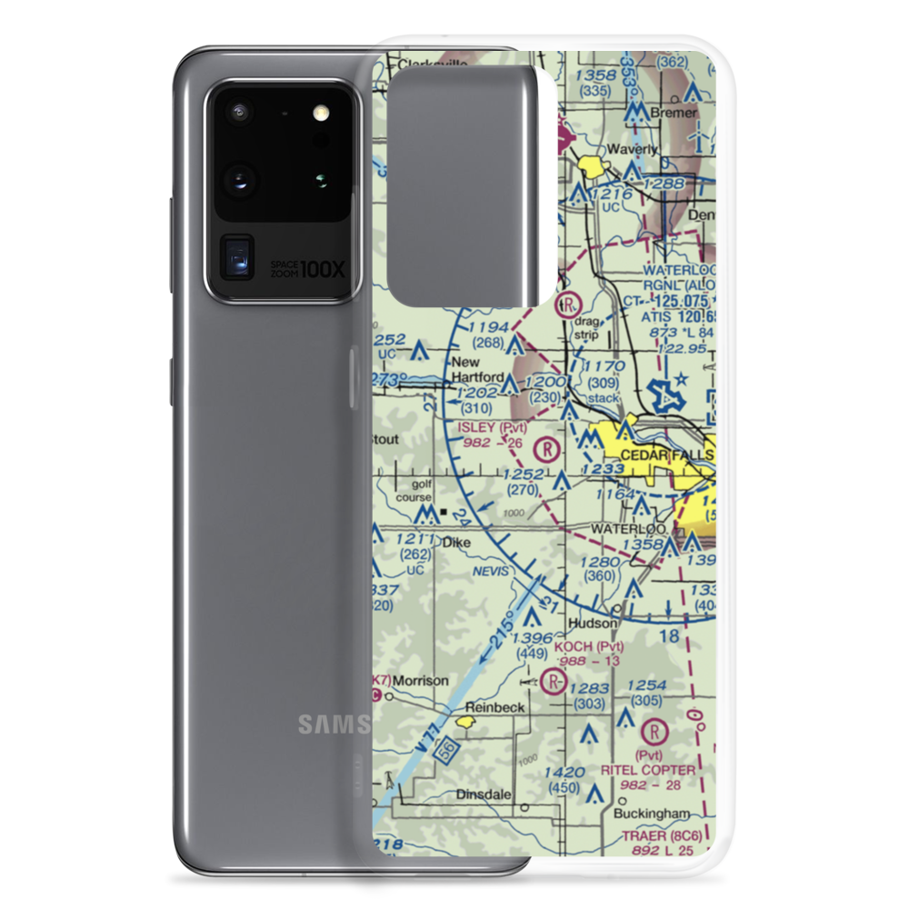 Isley Field (24IA) VFR Sectional Samsung Case Samsung Galaxy S20 Ultra model shown