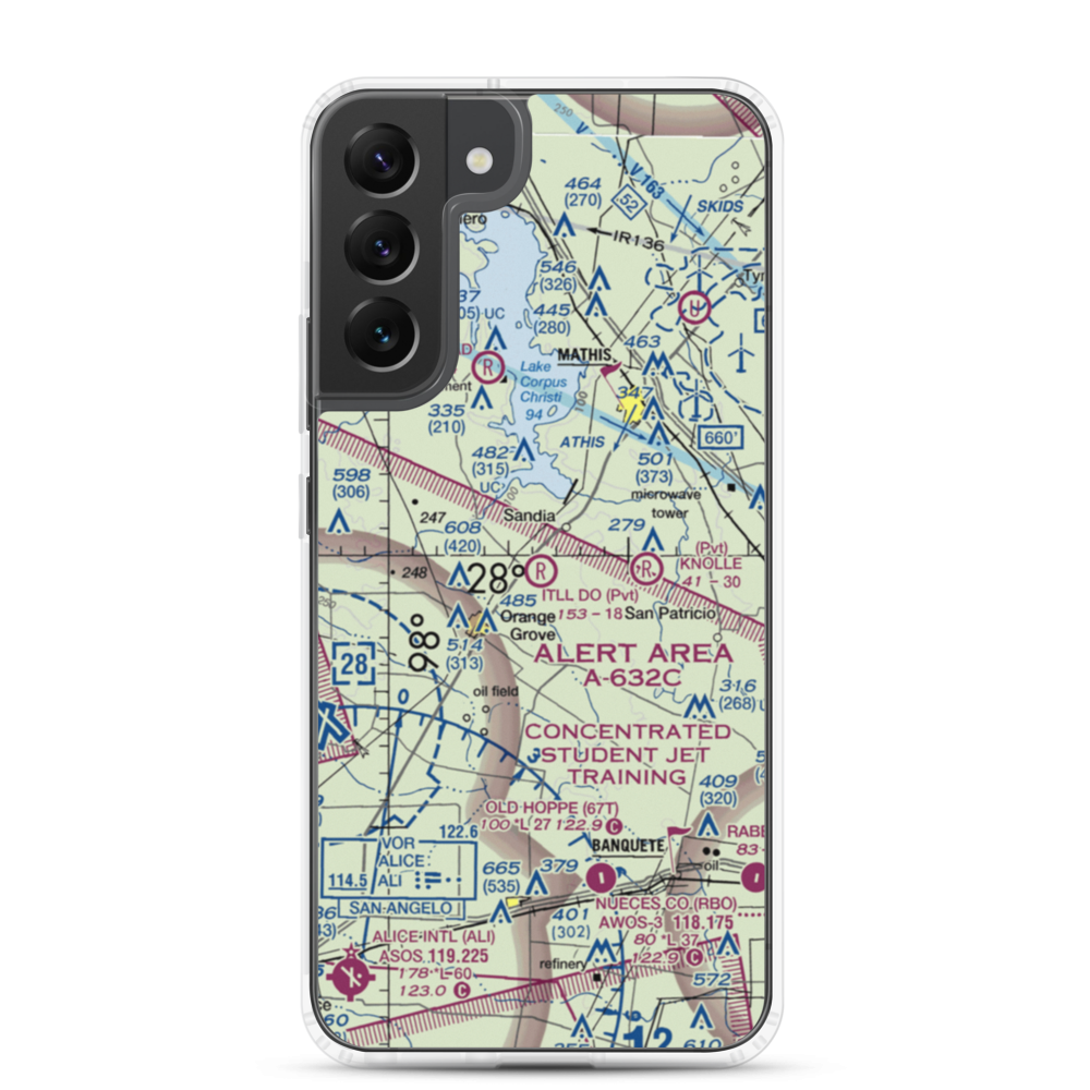 Itll Do Airfield (1XS0) VFR Sectional Samsung Case Samsung Galaxy S22 Plus model shown