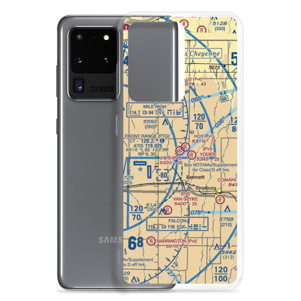 J & S Airport (CD14) VFR Sectional Samsung Case Samsung Galaxy S20 Ultra model shown