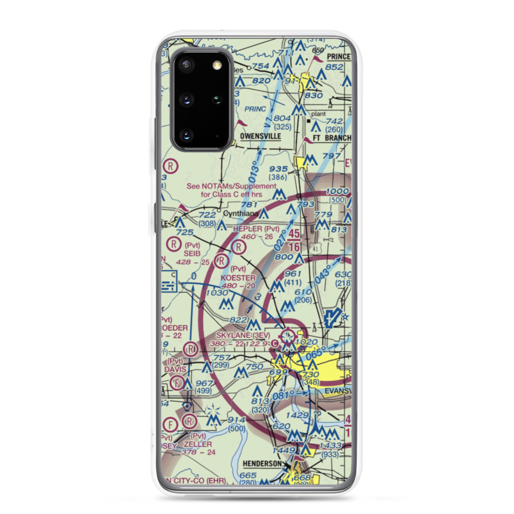 J & S Field (12IN) VFR Sectional Samsung Case Samsung Galaxy S20 Plus model shown